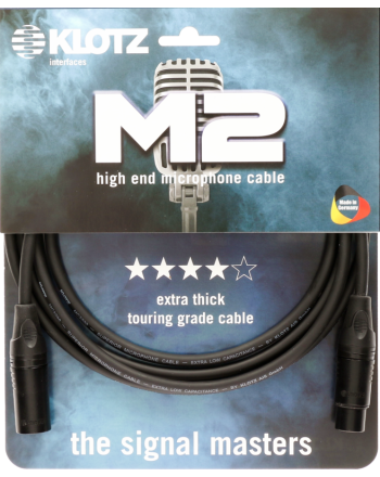 Laidas Klotz M2 Mic Cable Black 10m M2KB1FM-1000