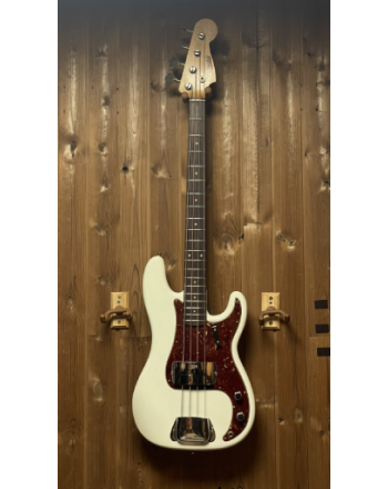Bosinė gitara Fender Custom Shop 63 Precision Bass Journeyman Aged Olympic White
