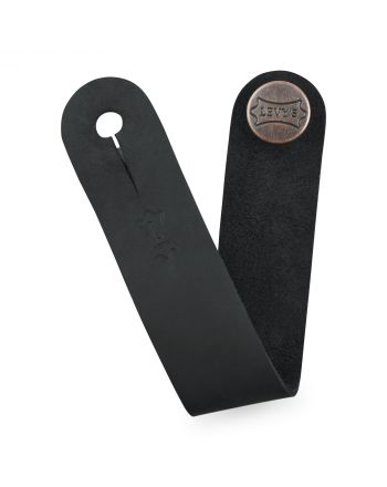 Dirželis diržui Levy's Black Leather Headstock Strap Adapter for Acoustic Guitars MM18CH-BLK