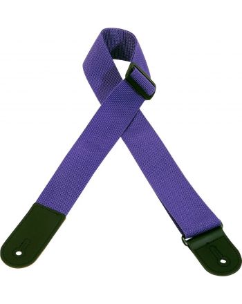 Diržas gitarai Levy's 2" Polypropylene Guitar Strap With Polyester Ends And Tri-glide Adjustment. Adjustable To 62". Purple Color