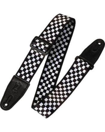 Diržas gitarai Levy's 2" Polyester Guitar Strap With Printed Design, Garment Leather Ends And Tri-glide Adjustment. Adjustable To 65"