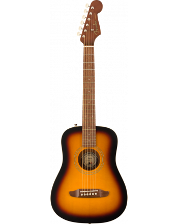 Akustinė gitara Fender su dėklu Redondo Mini, Sunburst