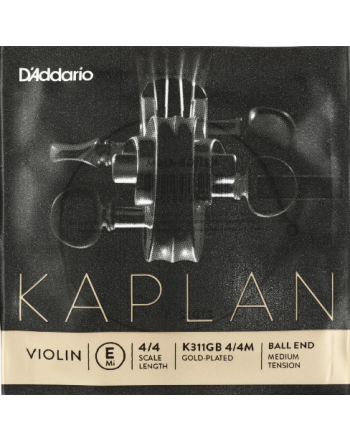 Violin string E 4/4 D'Addario Gold K311GB