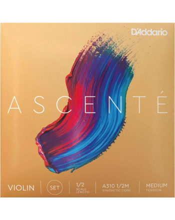 Violin strings D'addario Ascente Violin 1/2 Medium A310 1/2M