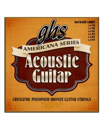 Stygos akustinei gitarai GHS Americana .012-.054 S425