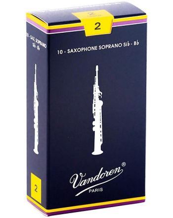 Liežuvėlis saksofonui sopranui Vandoren Traditional nr. 2 SR202