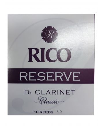 Bb clarinet reed Rico Reserve Classic Nr.3 RCT1030