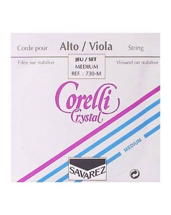 Viola strings Savarez Corelli Crystal, Medium Tension 730M