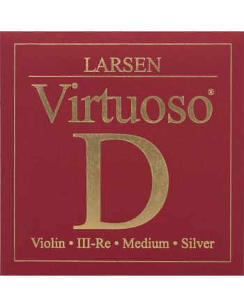 Violin string D Virtuoso Medium Silver Larsen SV226132